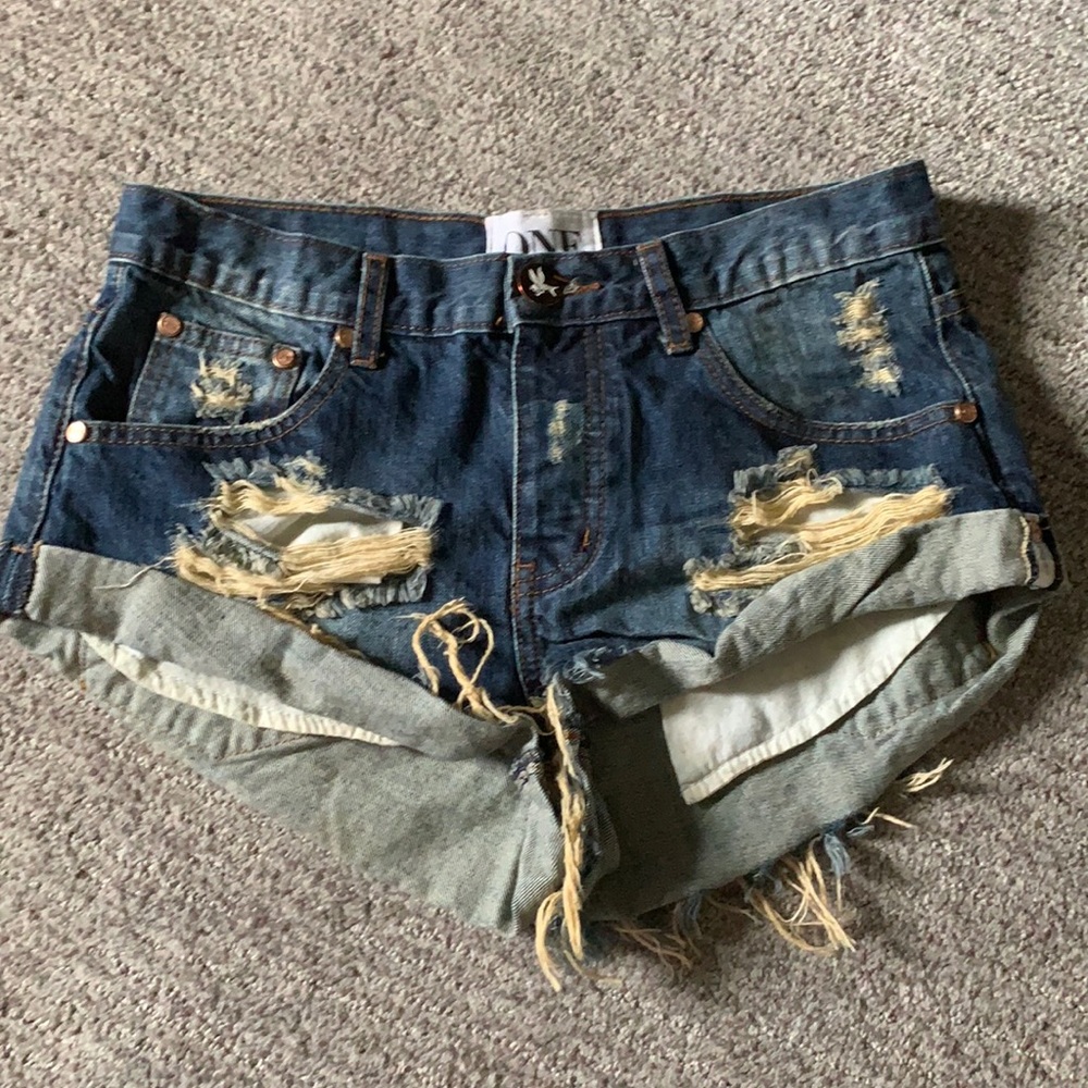 One teaspoon size 26 Bandit denim shorts